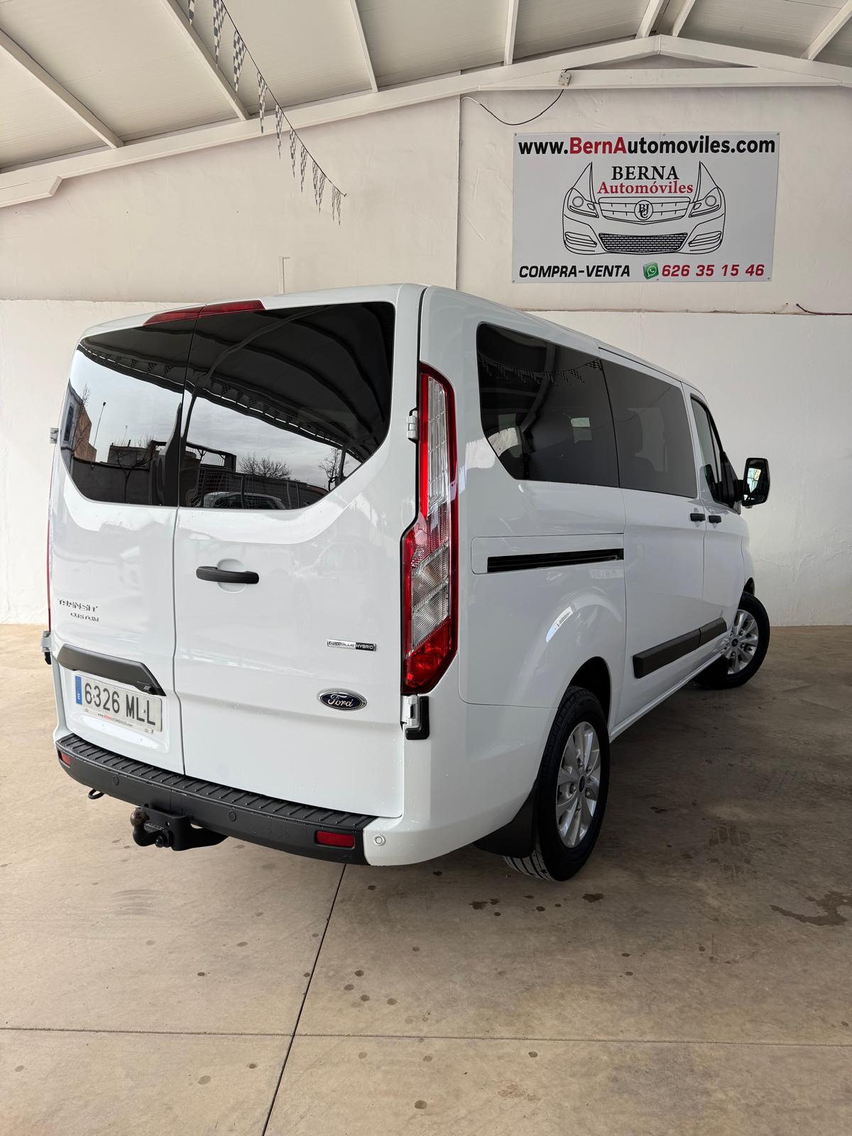 FORD TRANSIT CUSTOM 9 PLAZAS 2.0 TDCI 150CV MHEV *ECO*